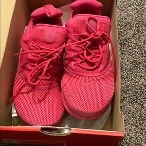 Barely used pink Nikes